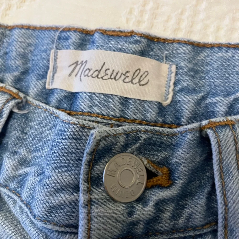 MADEWELL The Perfect Summer Jean Light Wash Straight Leg Denim Size 24 - Picture 10 of 12